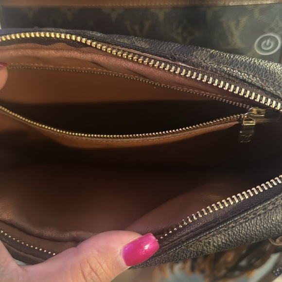 Leather Vintage Boho Bag - Louis Vuitton Upcycled Boho Grunge - Picture 7 of 10